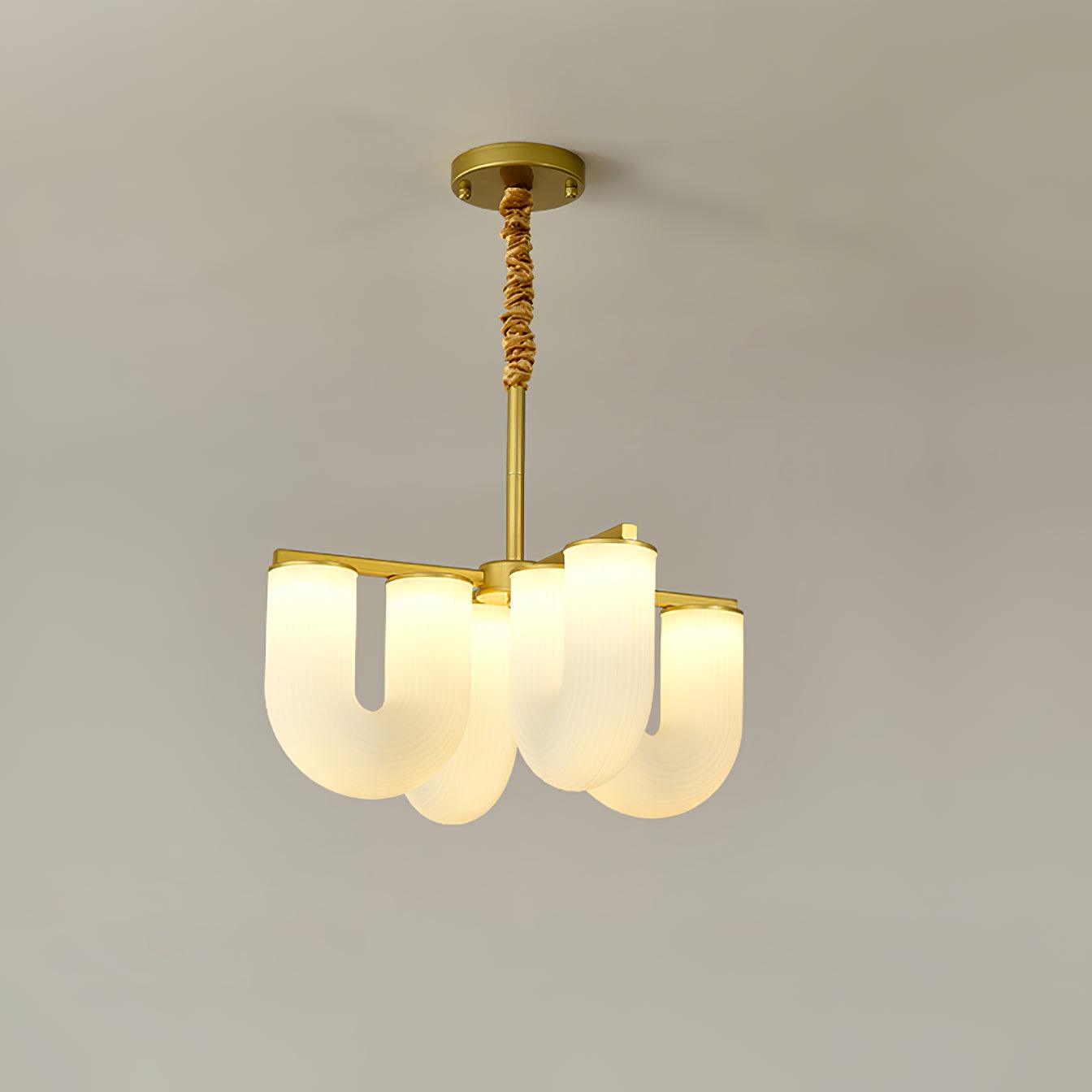 U Shaped Chandelier