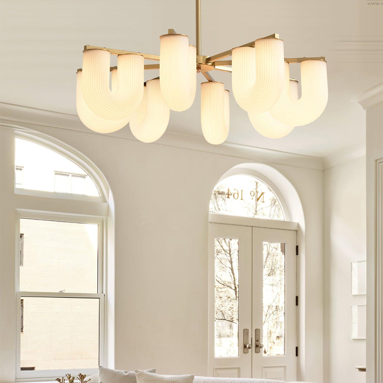 U Shaped Chandelier