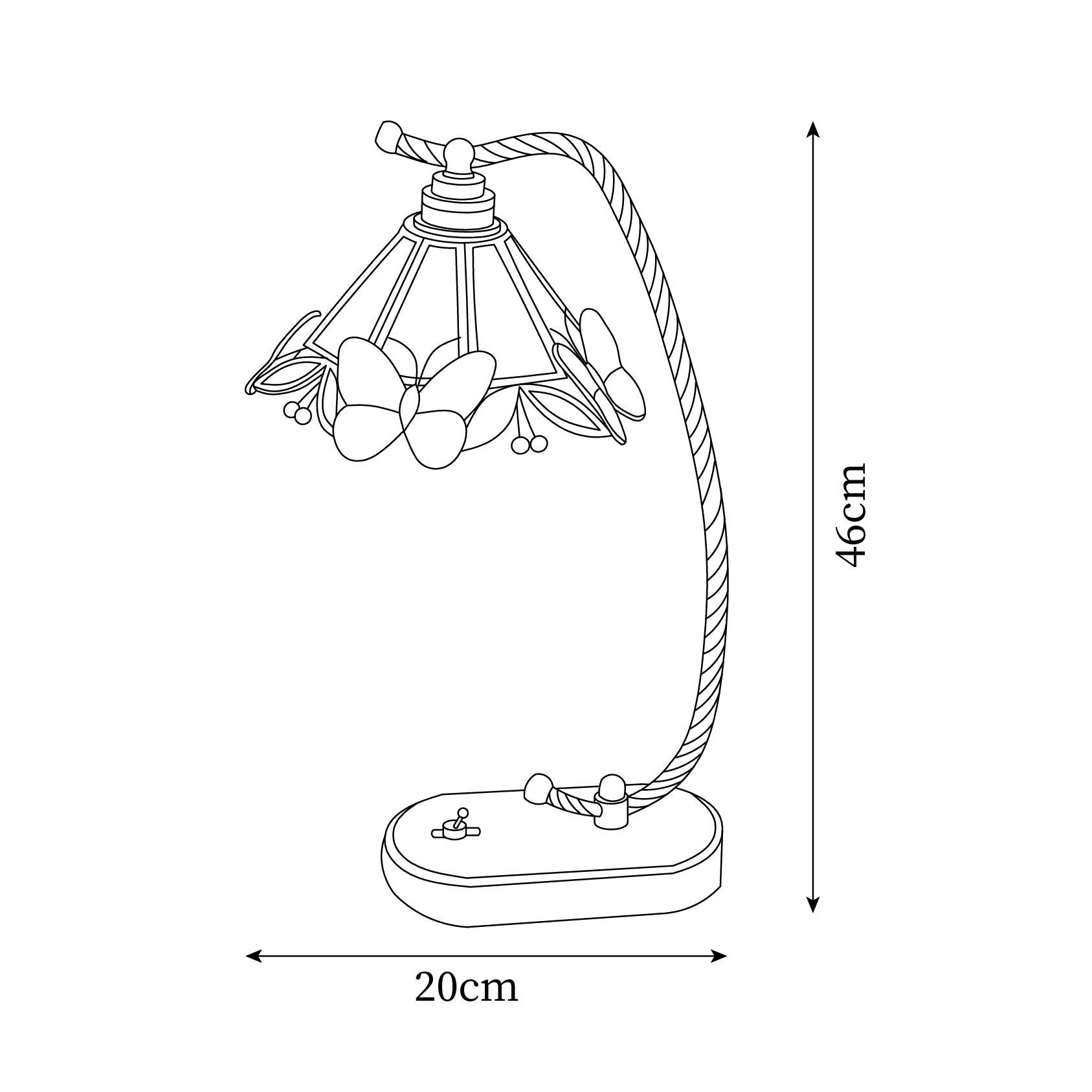 Valerie Butterfly Table Lamp