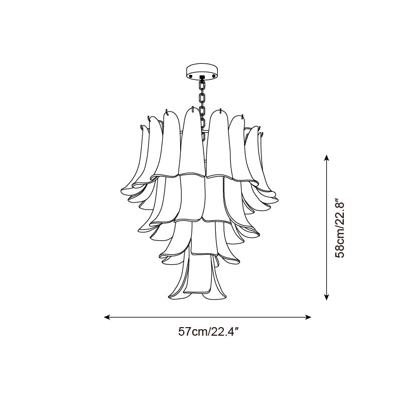 Valier Petal Chandelier