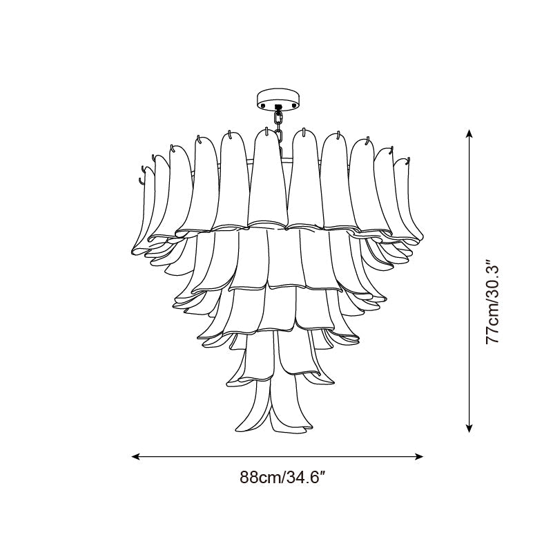 Valier Petal Chandelier