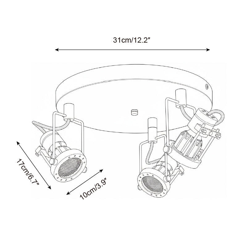 Vector Orbit Track Lighting