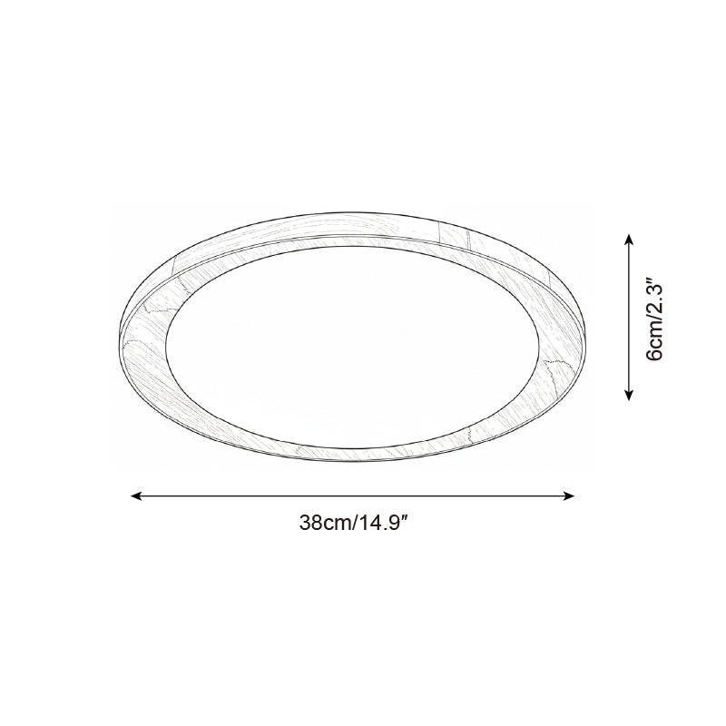 Velin Edge Ceiling Lamp