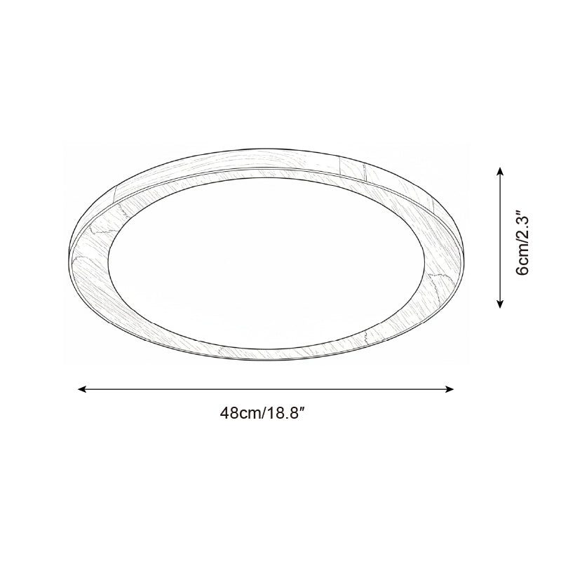 Velin Edge Ceiling Lamp
