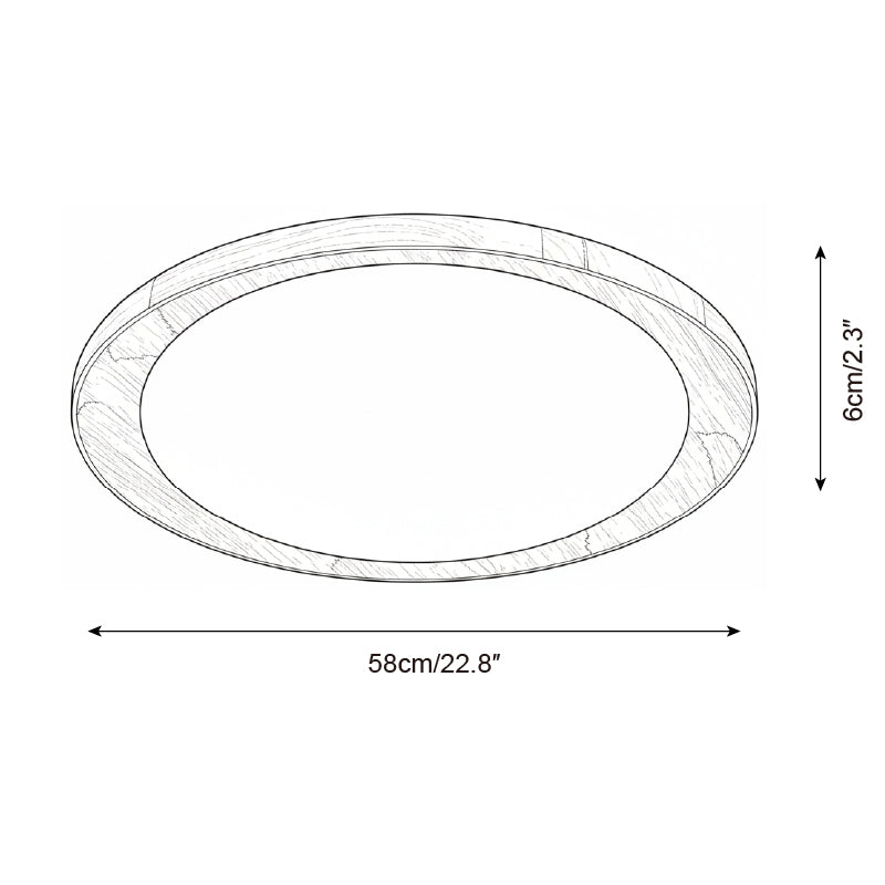 Velin Edge Ceiling Lamp