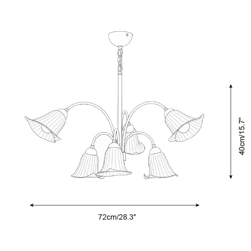 Vellina Petal Chandelier