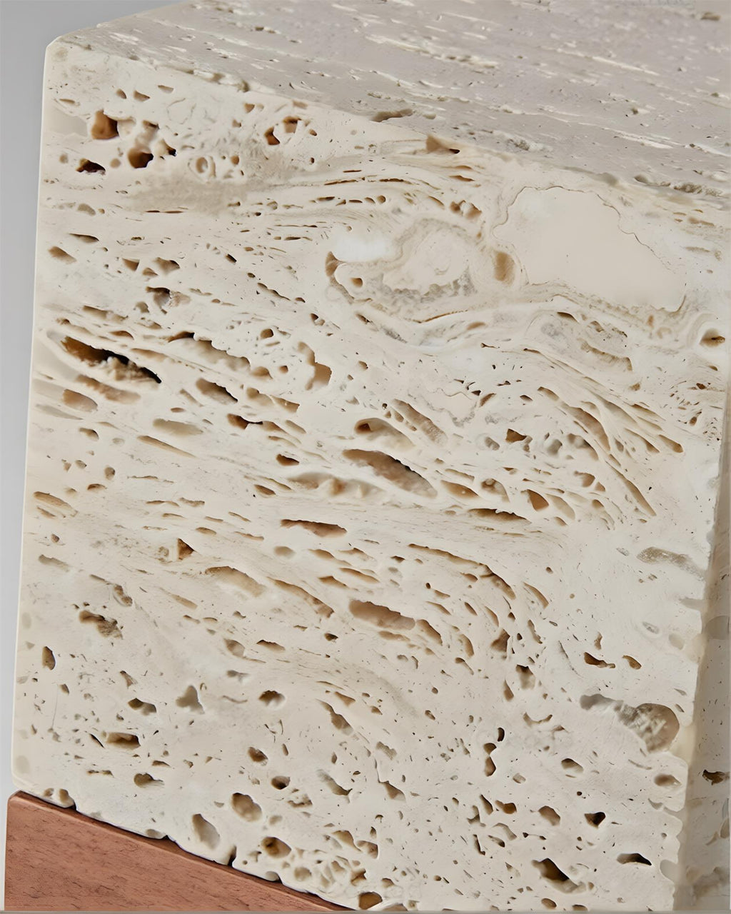 Velto Travertine Table Lamp