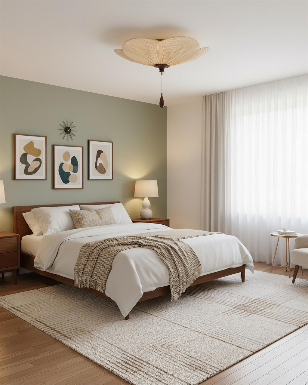Velvet Leaf Ceiling Lamp
