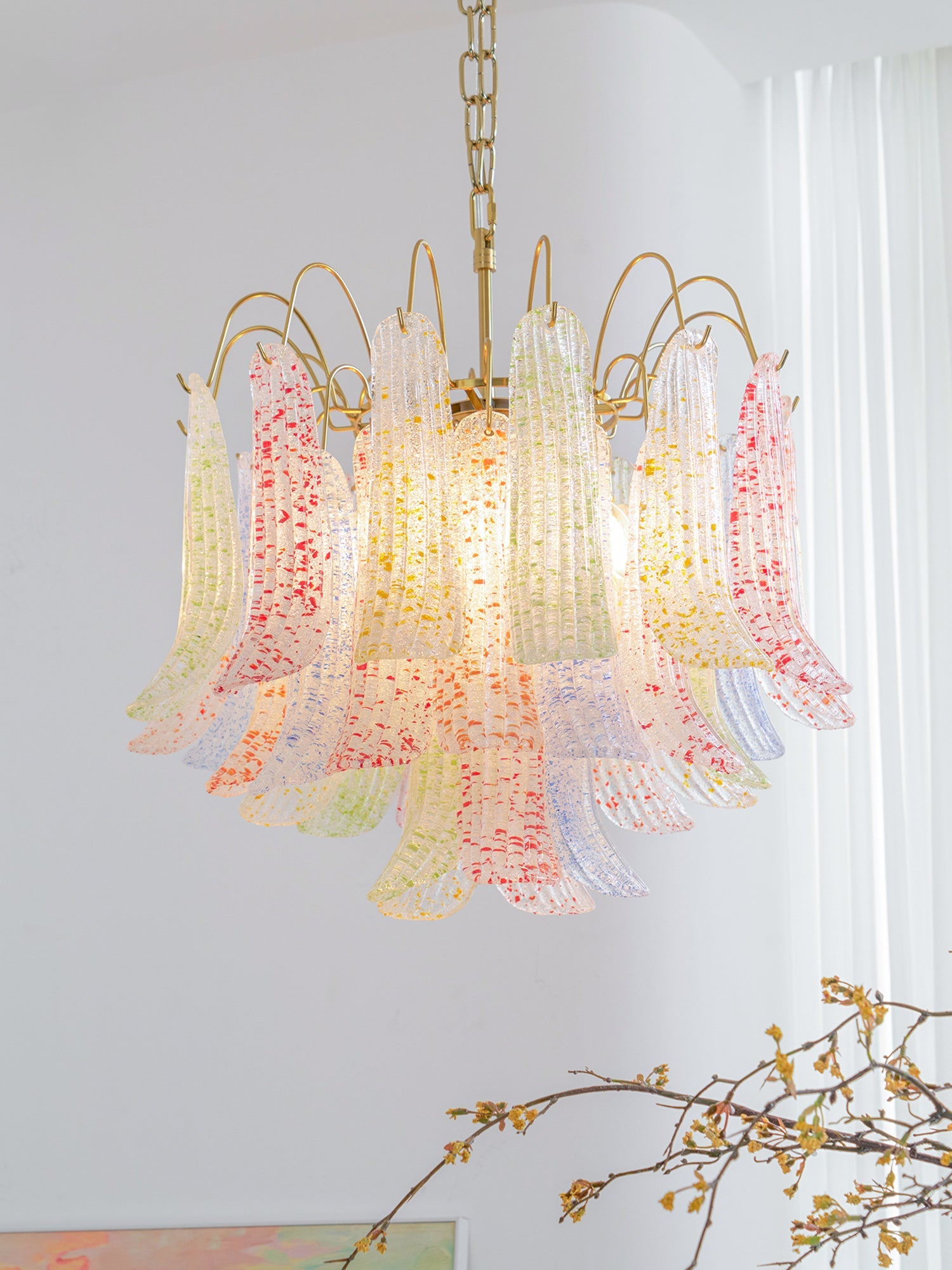 Venini Murano Glass Chandelier