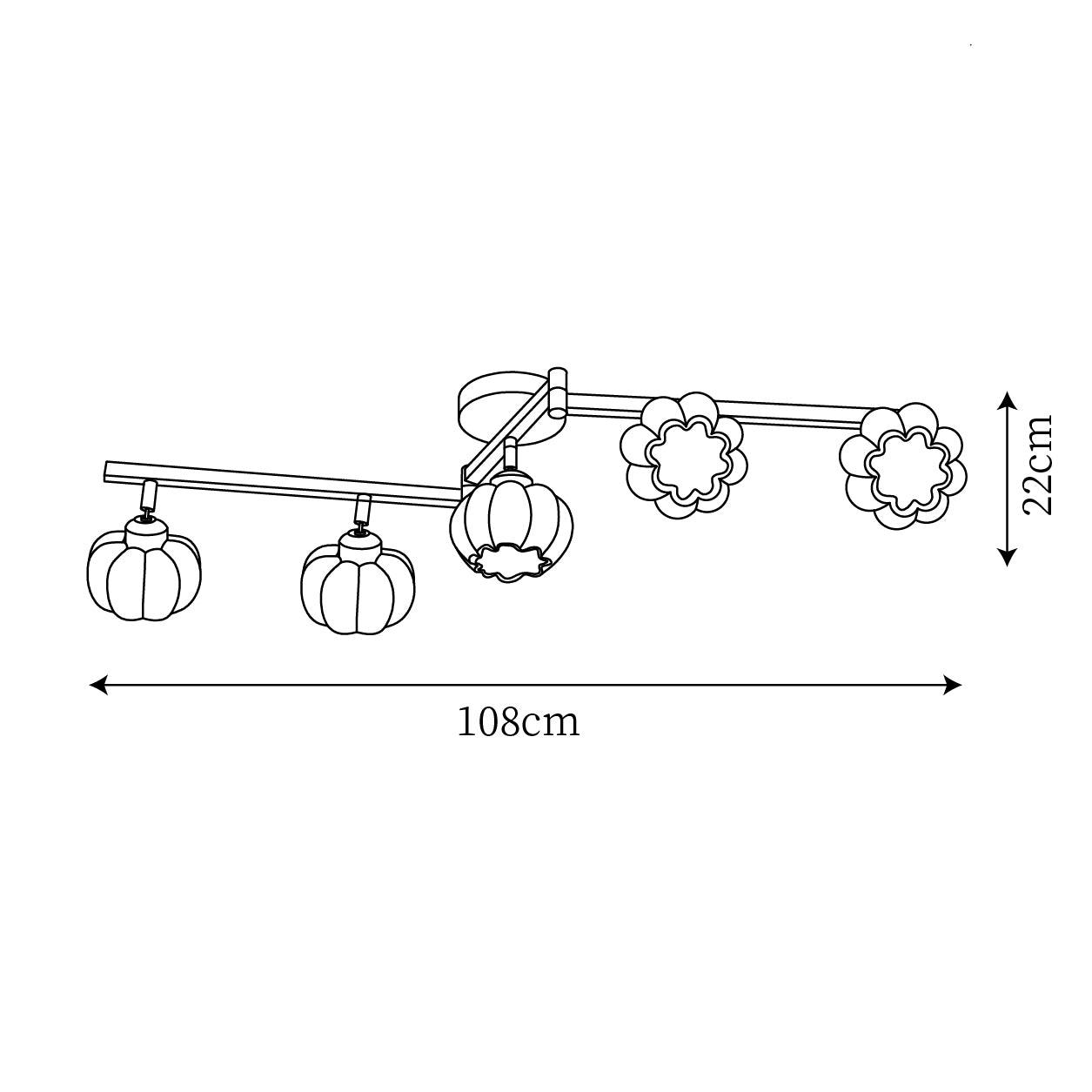 Venus Pumpkin Ceiling Lamp
