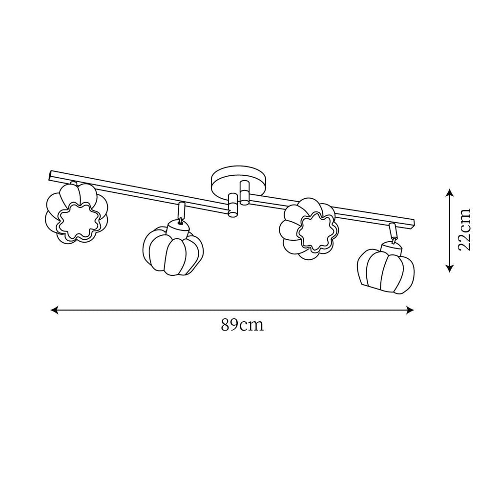 Venus Pumpkin Ceiling Lamp
