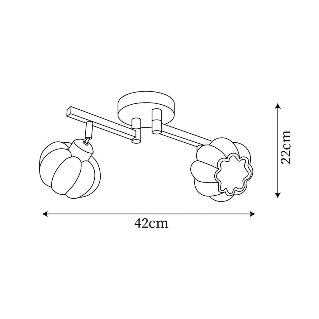 Venus Pumpkin Ceiling Lamp