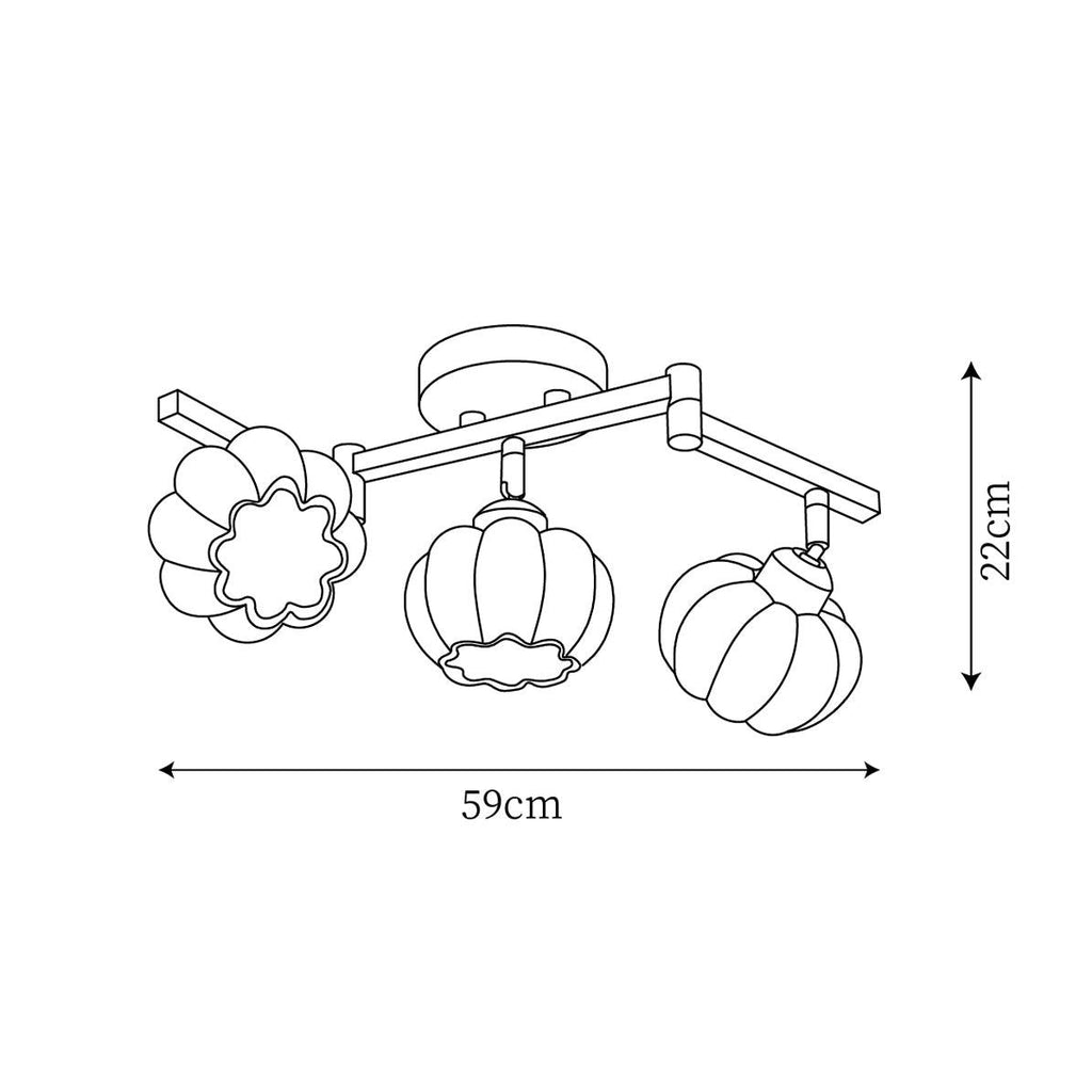 Venus Pumpkin Ceiling Lamp