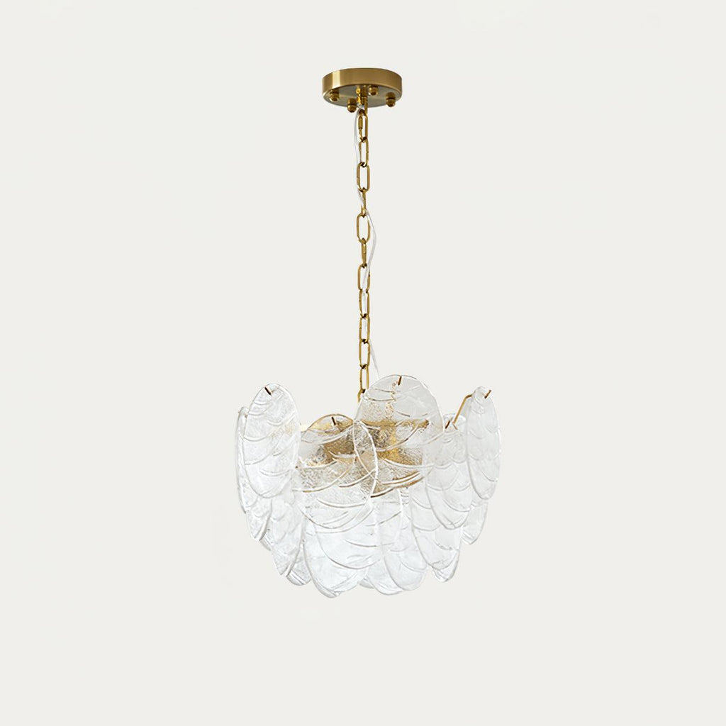 Disc Victorian Glass Chandelier
