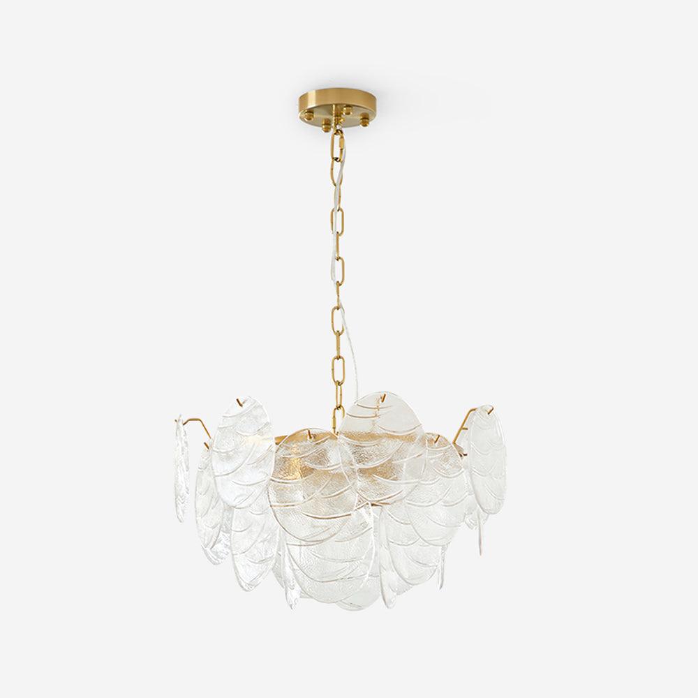 Disc Victorian Glass Chandelier