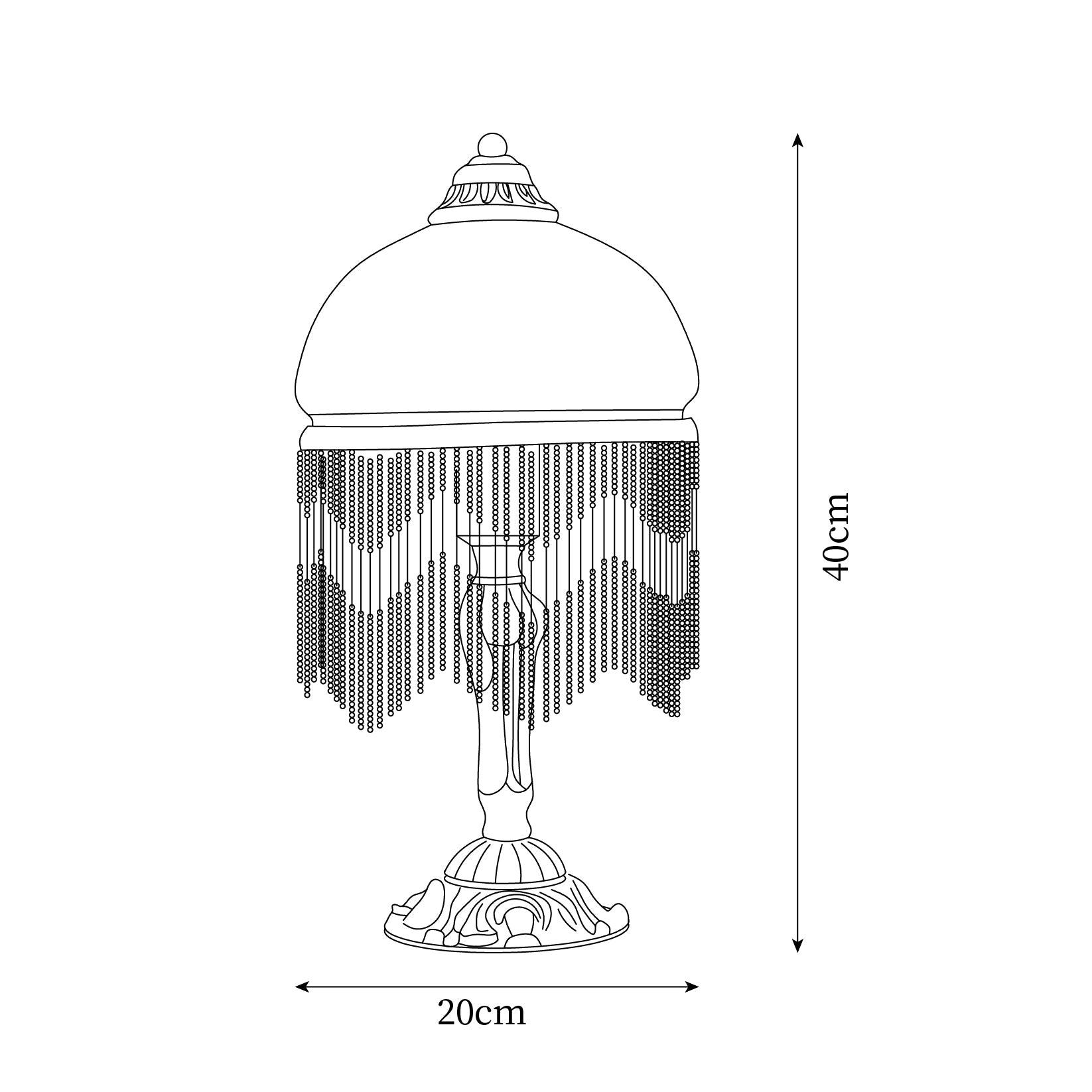 Vili Tassel Table Lamp