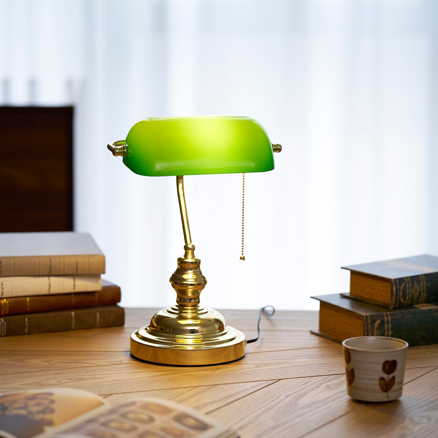 Vintage Bankers Table Lamp