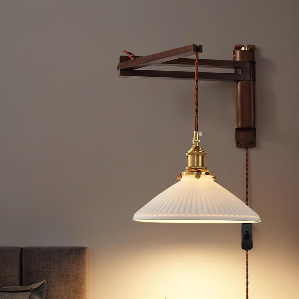 Vintage Maria Plug In Wall Lamp