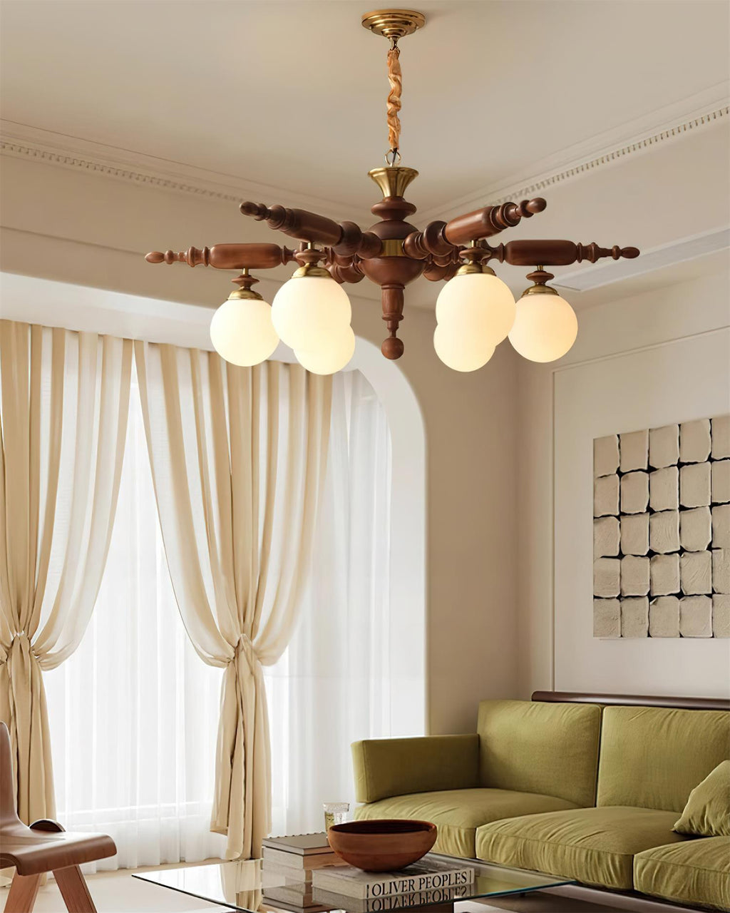 Vintage Olina Chandelier