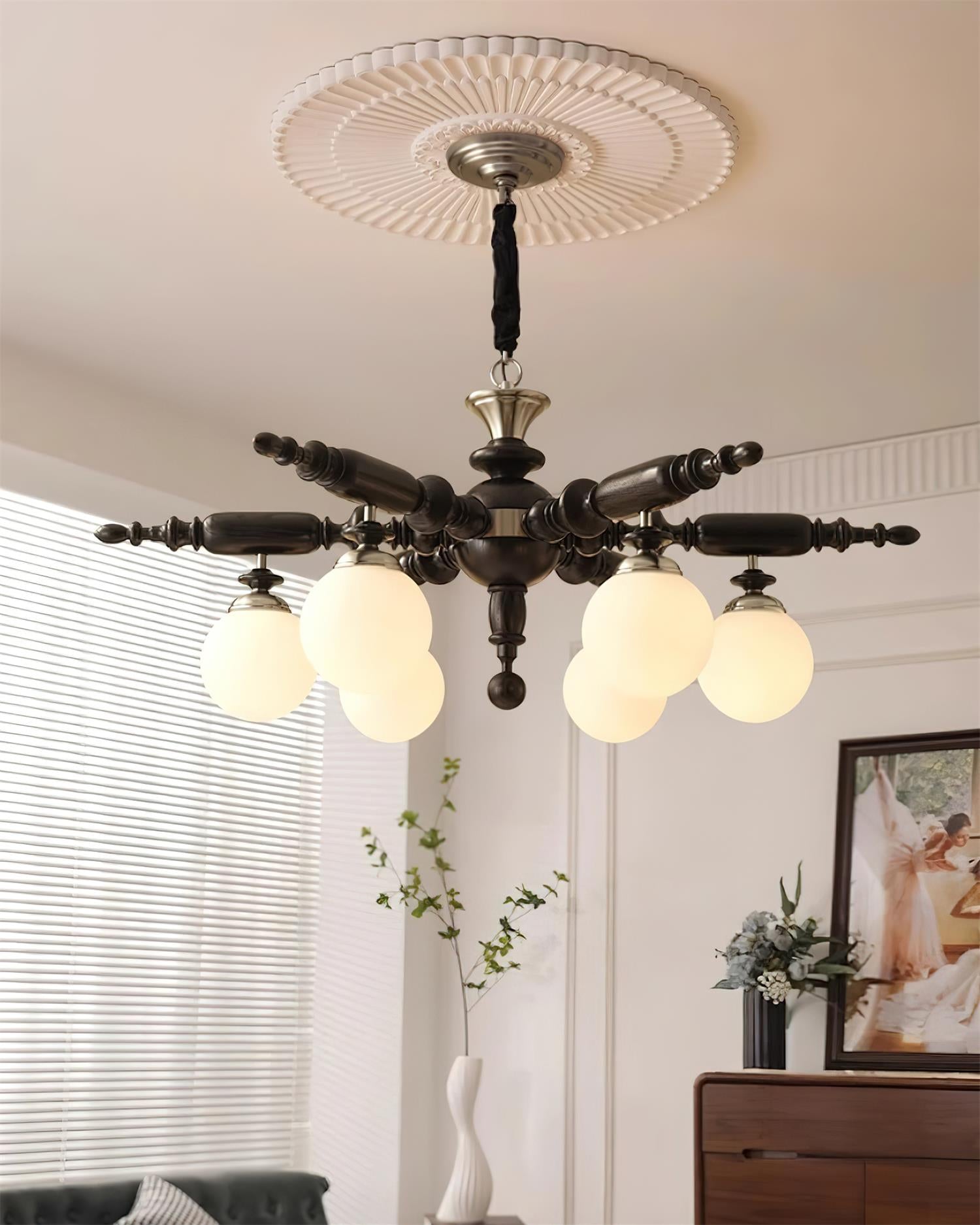Vintage Olina Chandelier