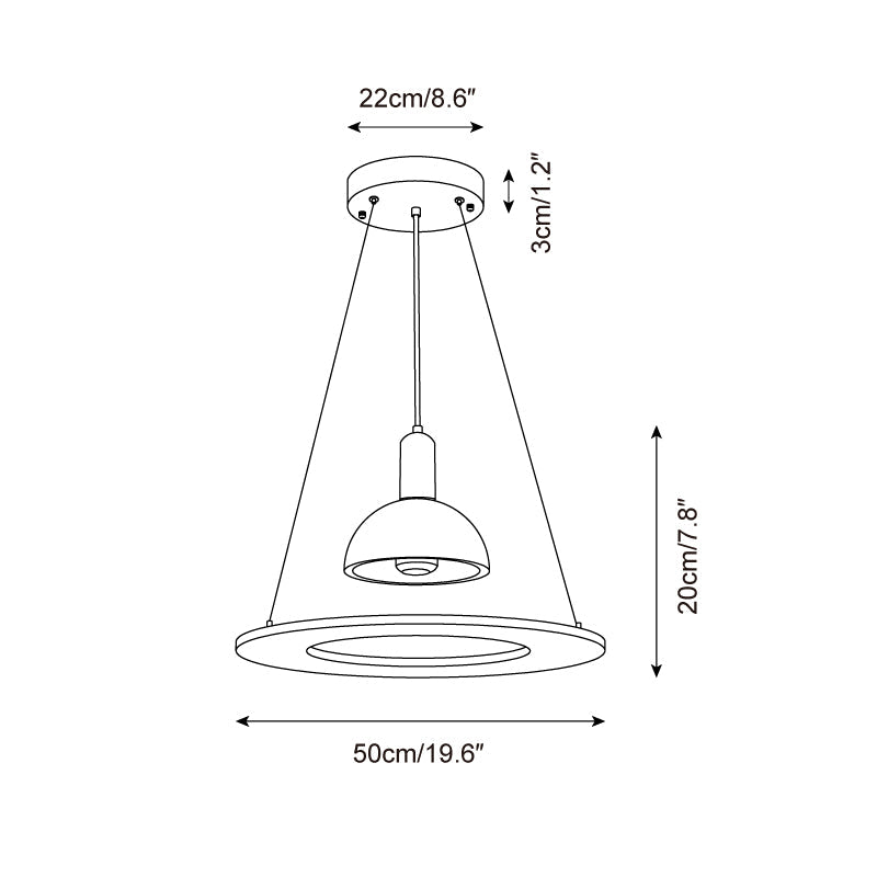 Vistara Travertine Pendant Lamp