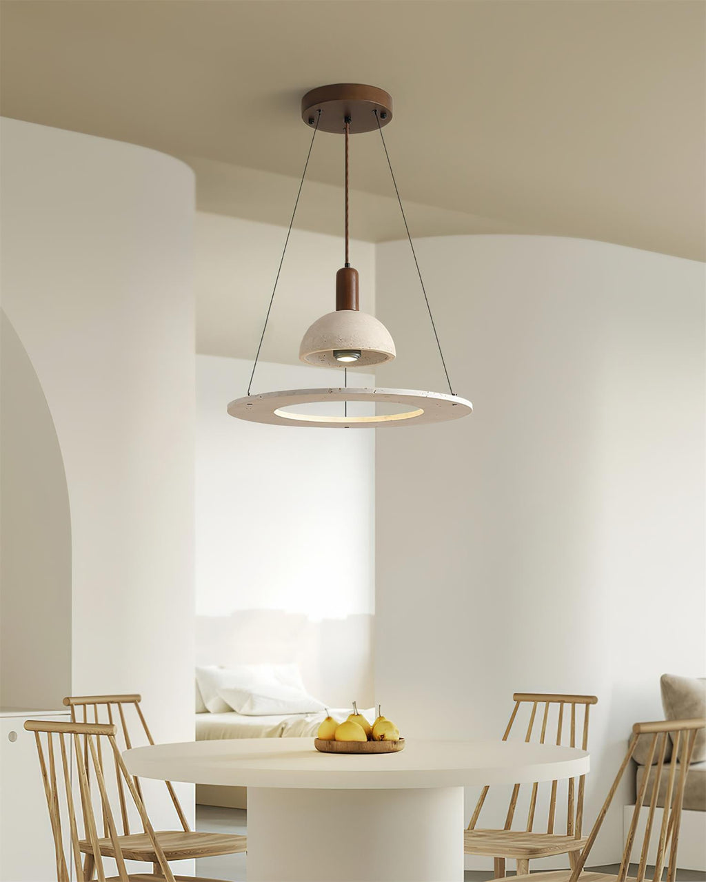 Vistara Travertine Pendant Lamp