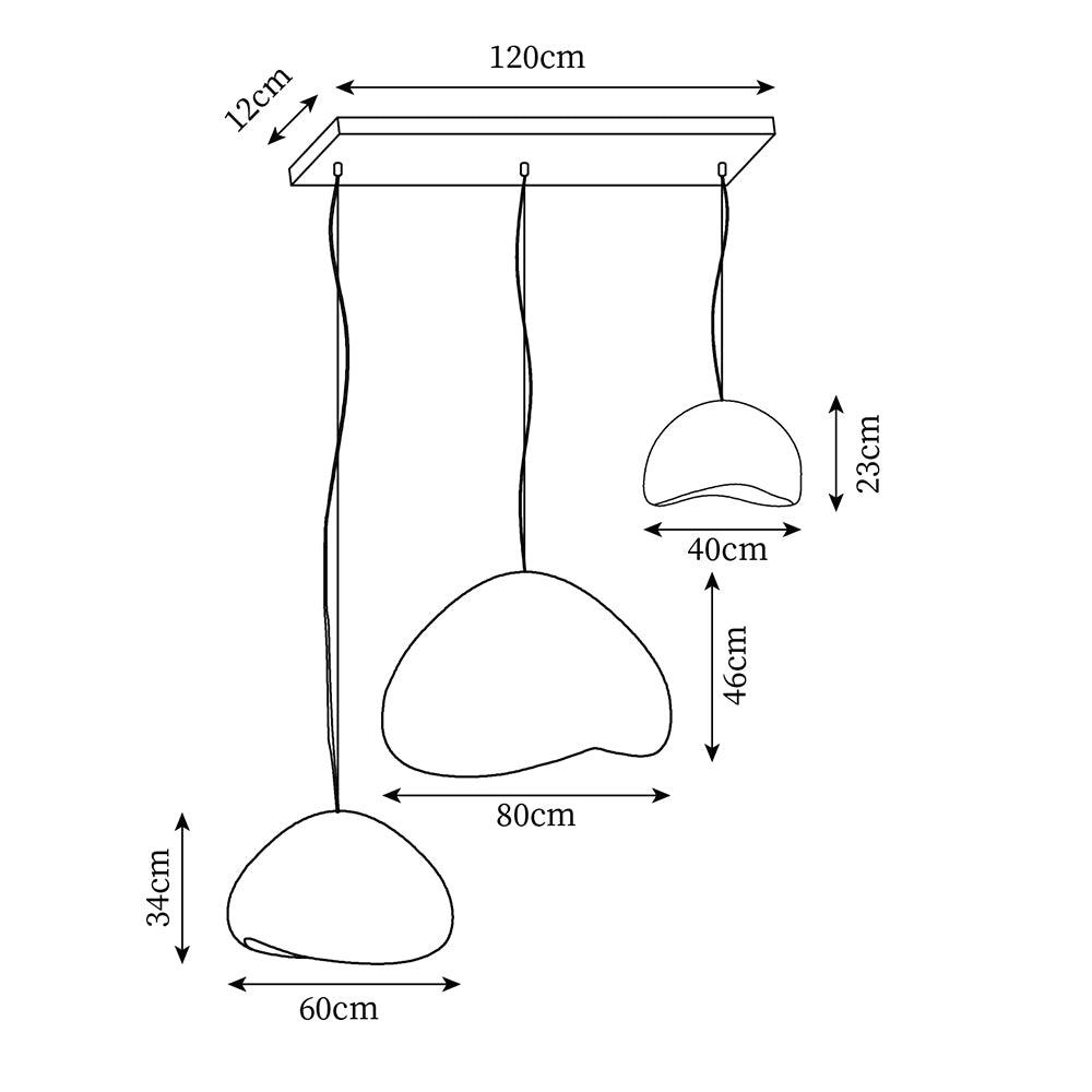 Wabi-Sabi Combination B Chandelier