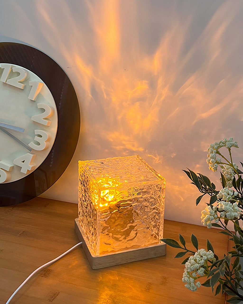 Water Ripple Crystal Table Lamp