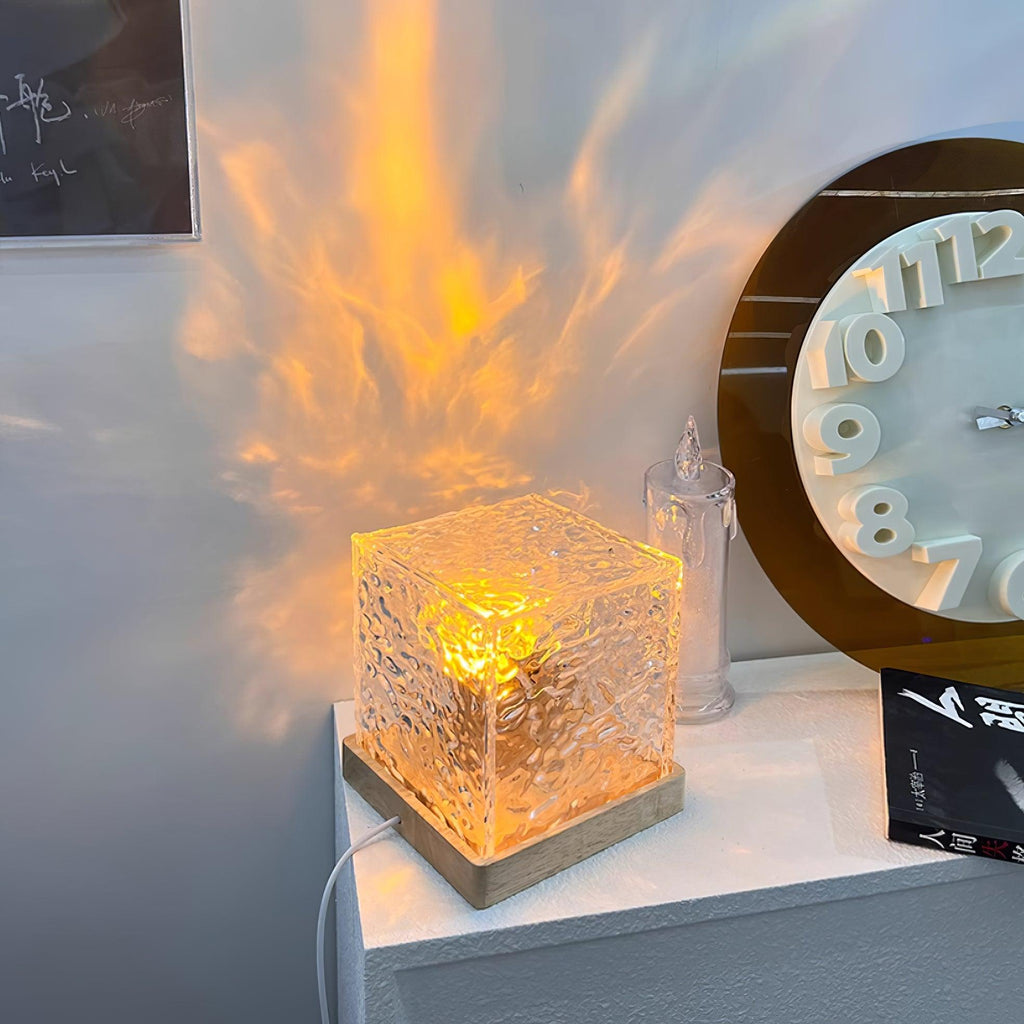 Water Ripple Crystal Table Lamp
