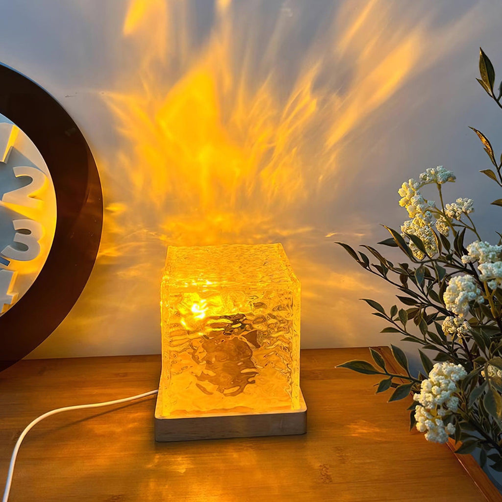 Water Ripple Crystal Table Lamp
