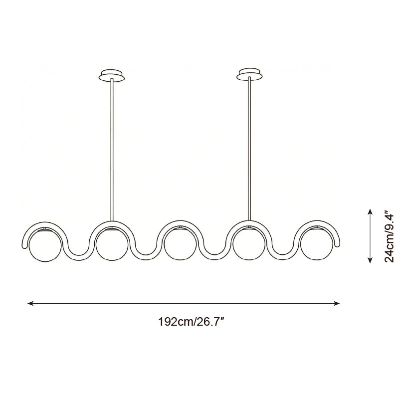 Wavora Chandelier