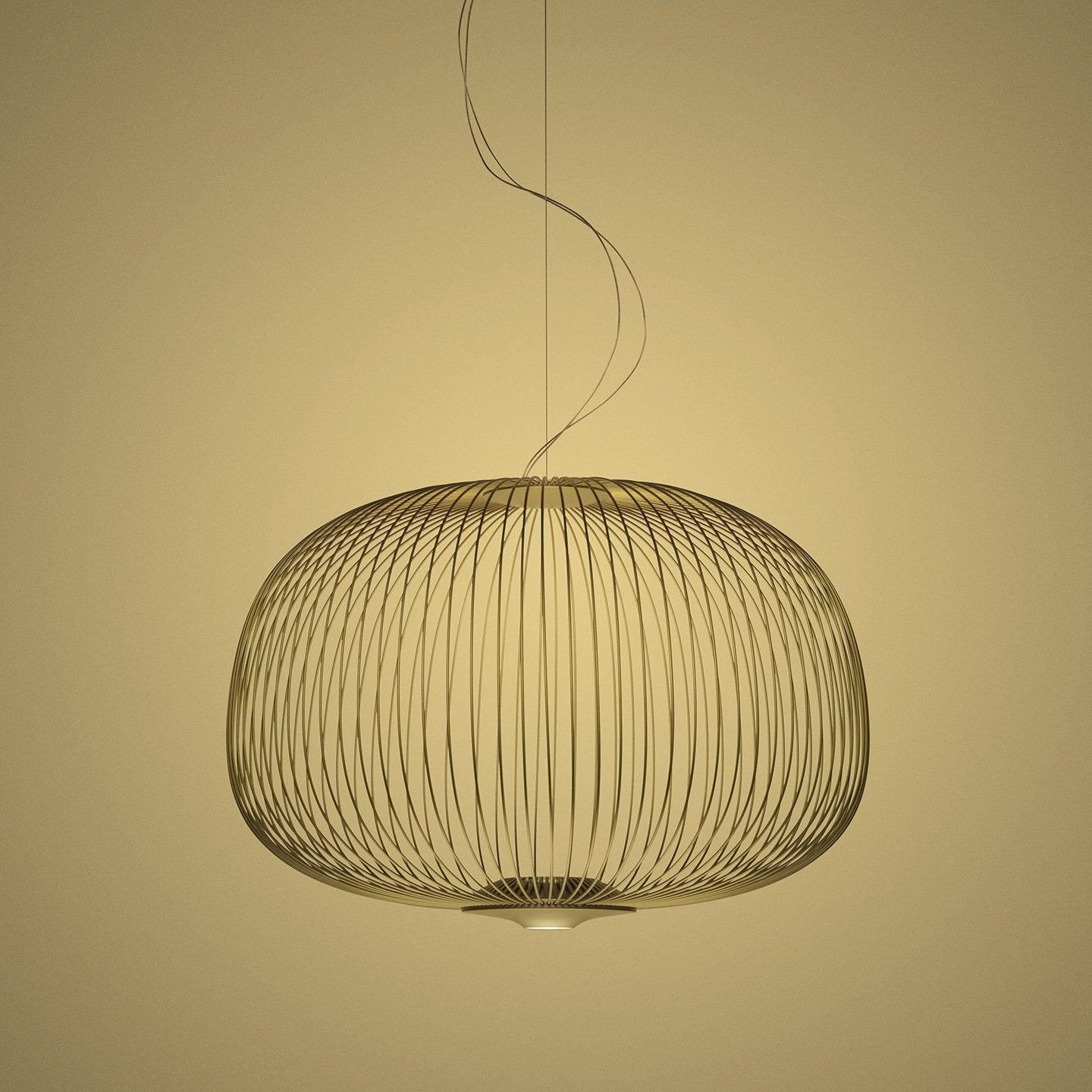 Lightweight Spokes Cage Pendant Lamp