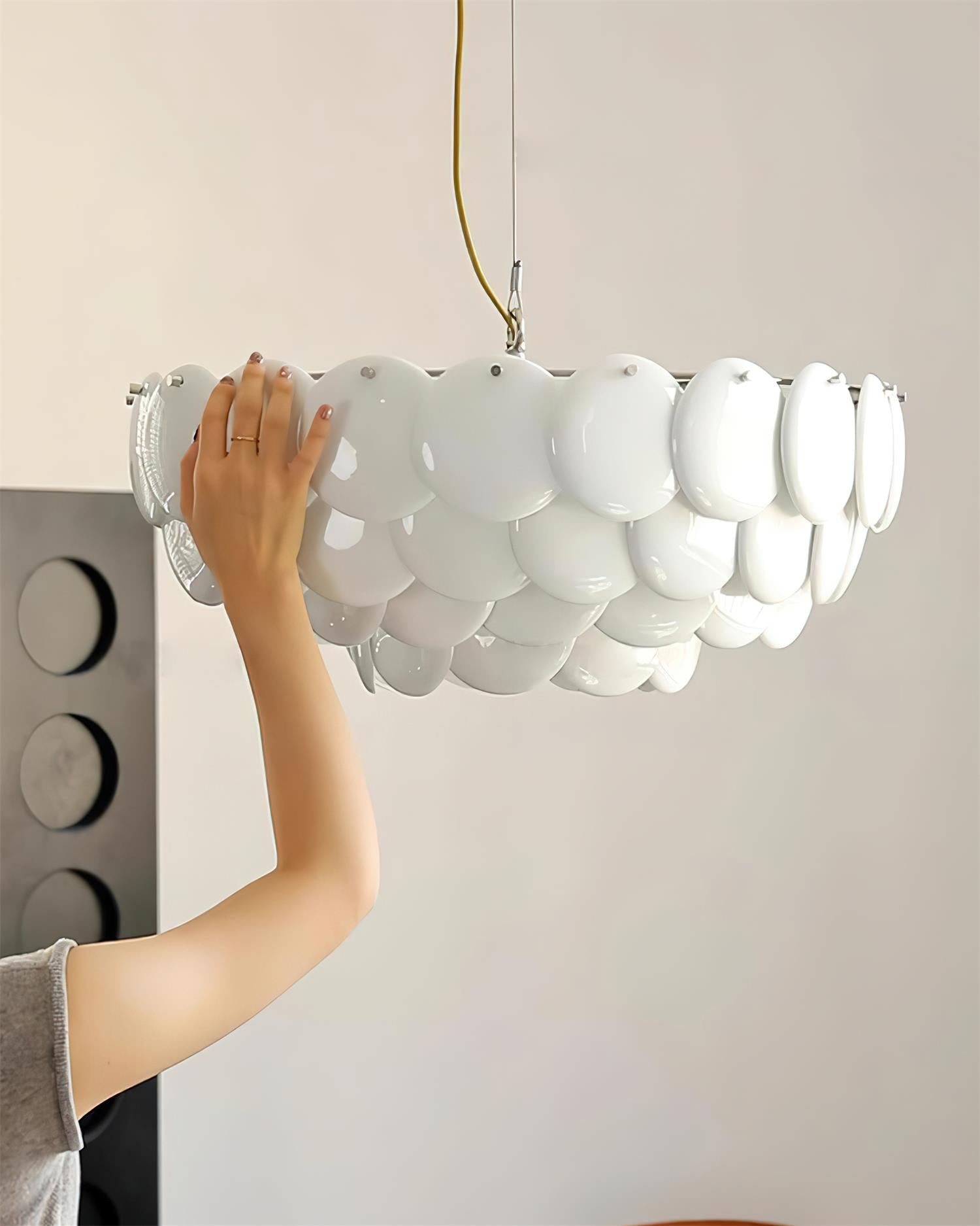 White Lottie Chandelier