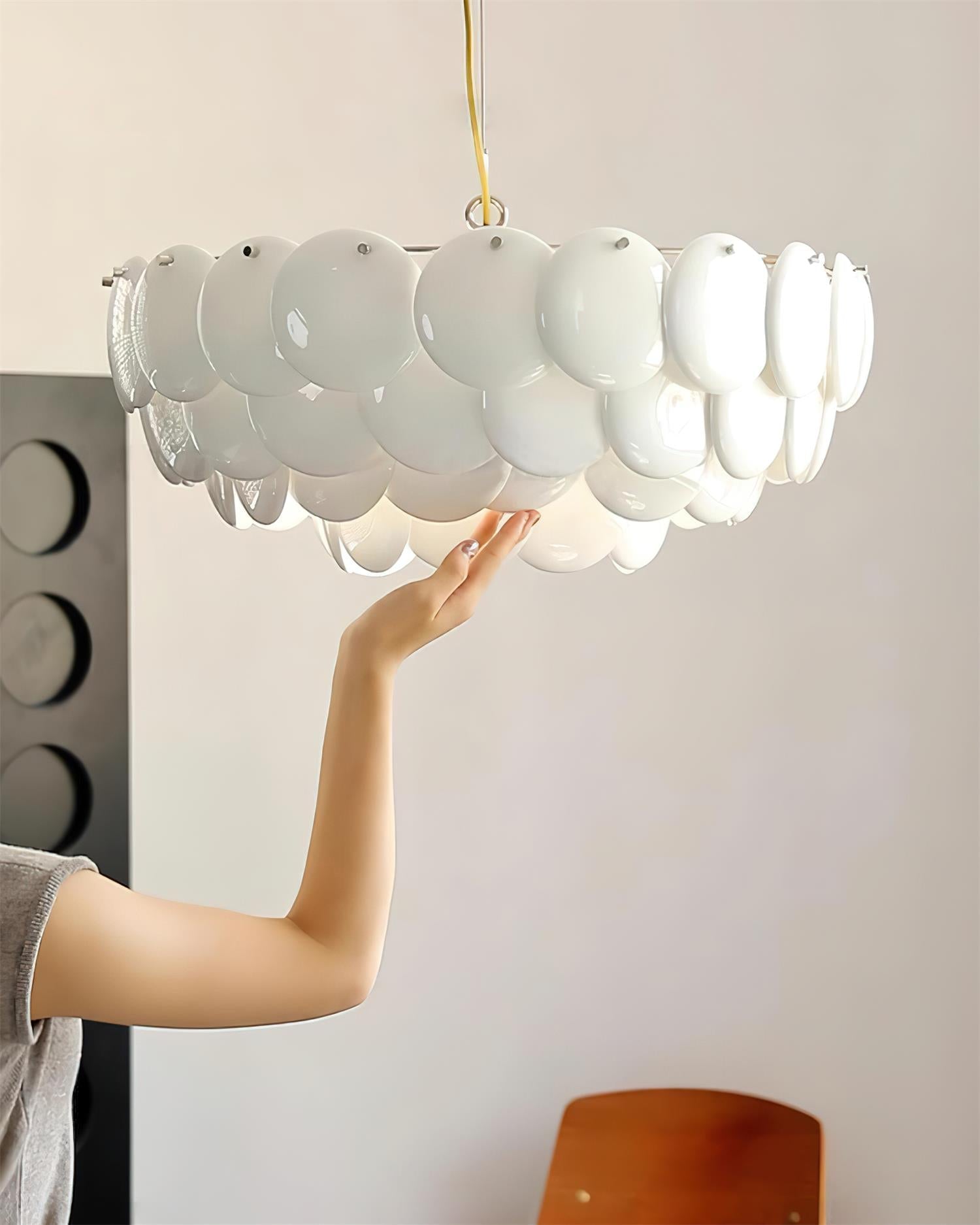 White Lottie Chandelier