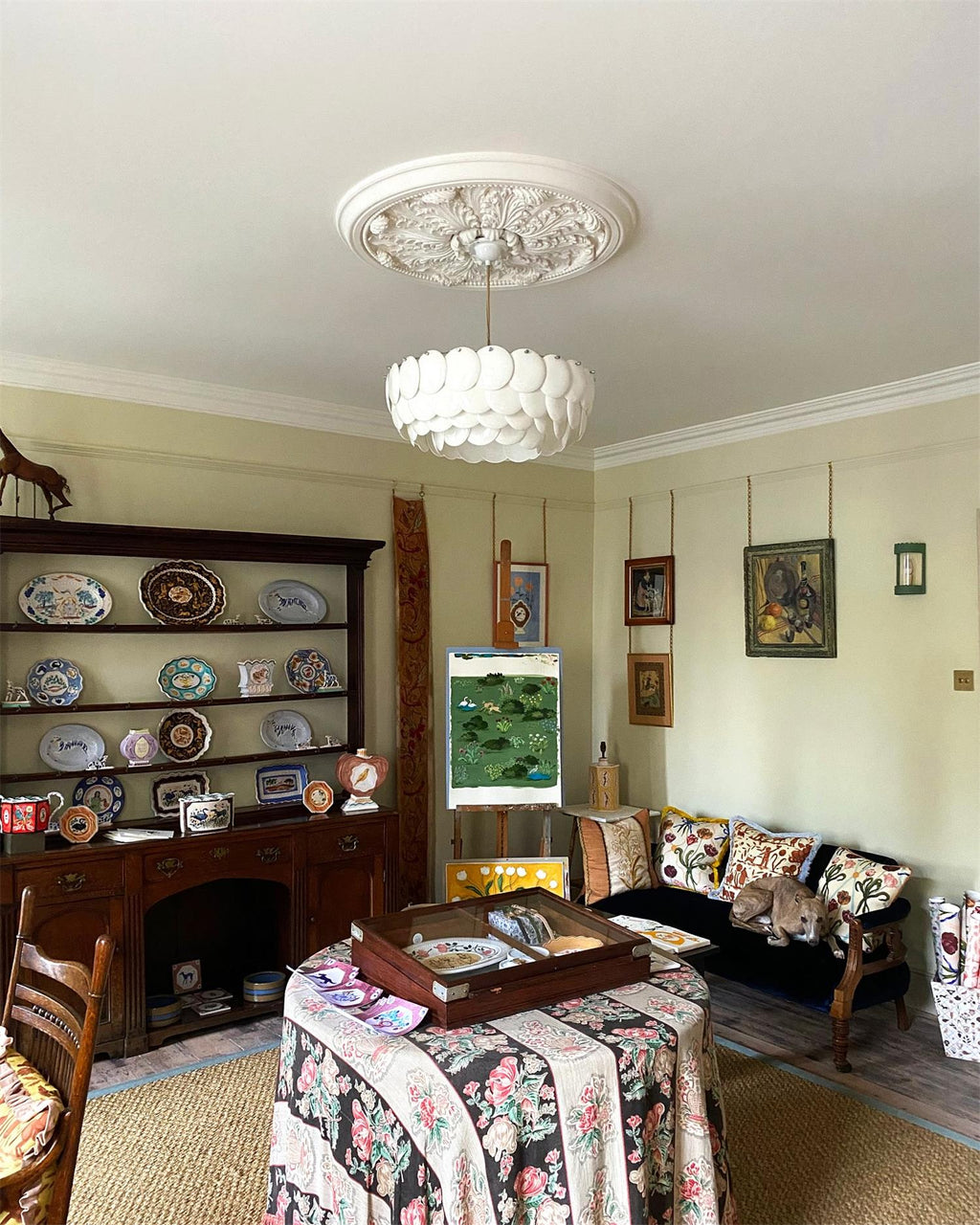 White Lottie Chandelier