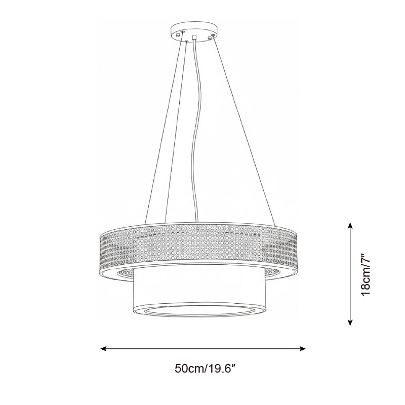 Wicker Chandelier