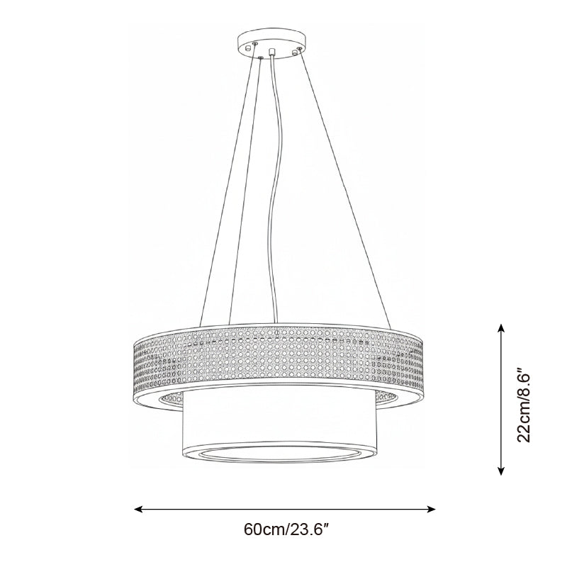 Wicker Chandelier