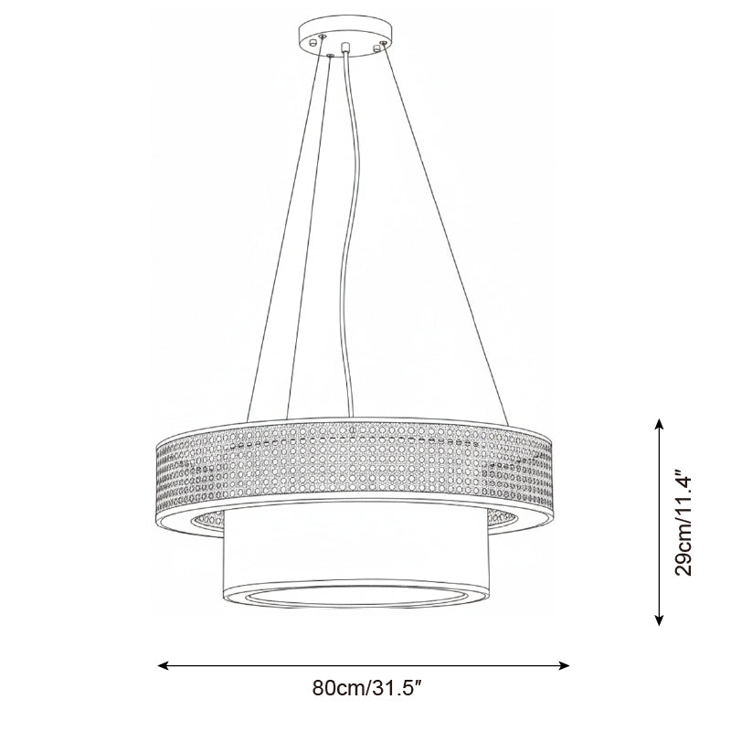 Wicker Chandelier