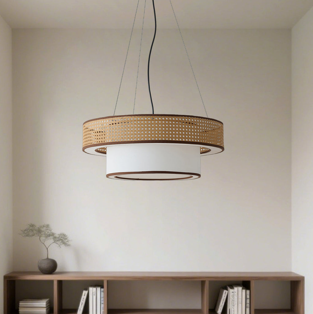 Wicker Chandelier