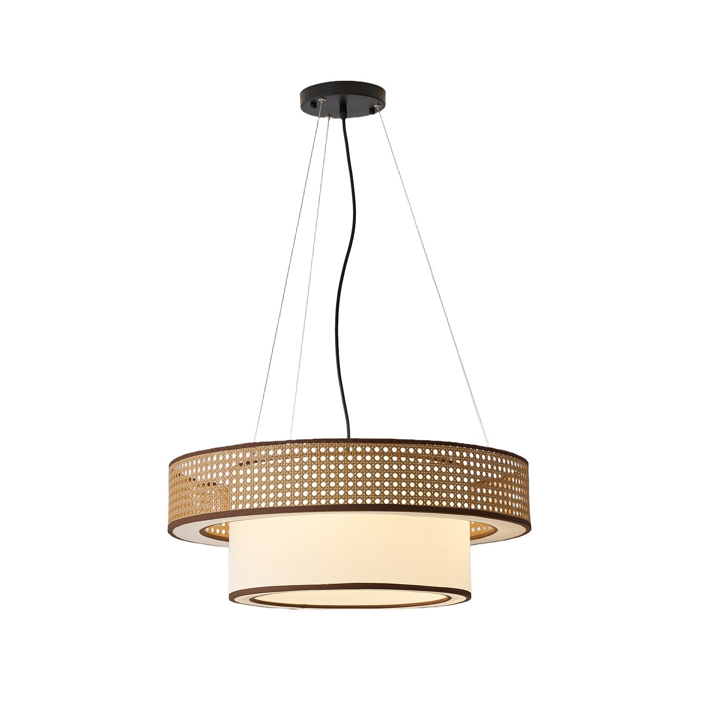 Wicker Chandelier