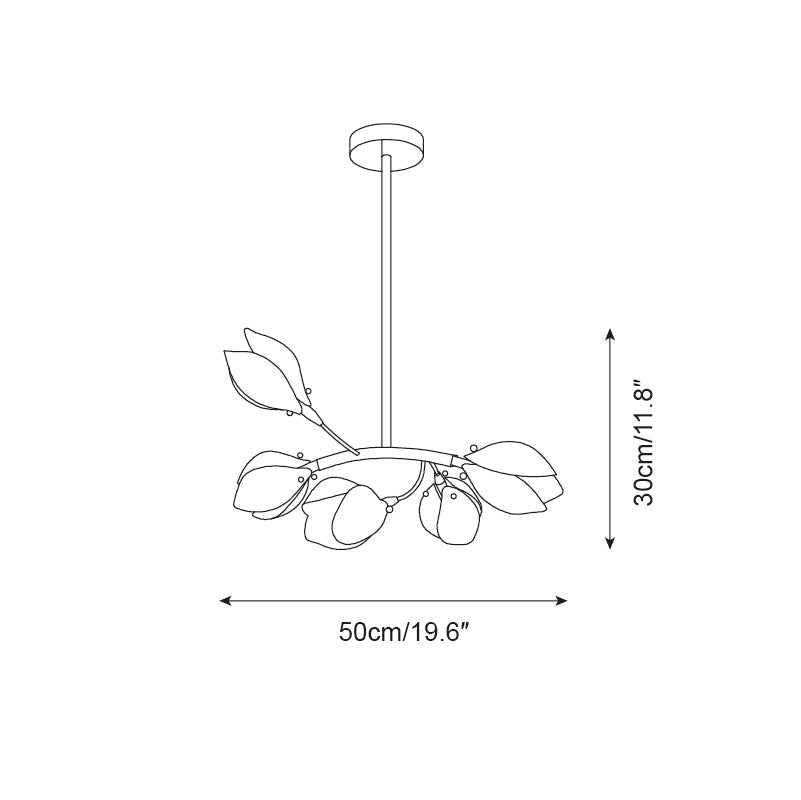 Willow Bloom Chandelier