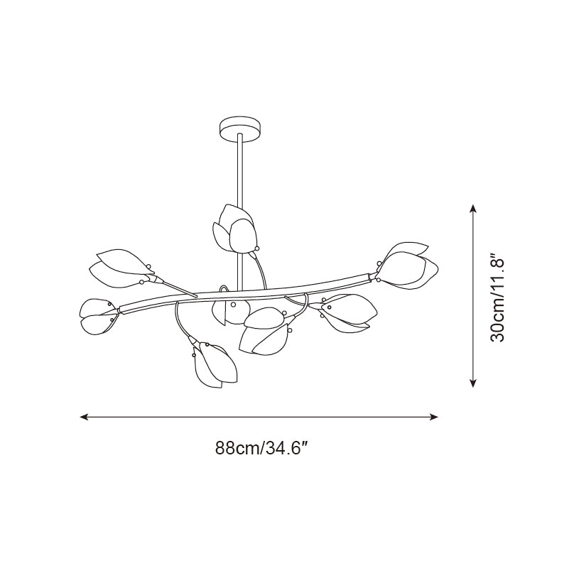 Willow Bloom Chandelier