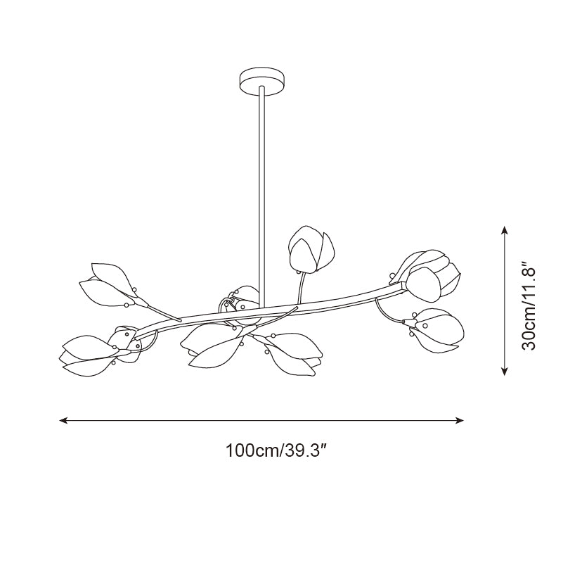 Willow Bloom Chandelier