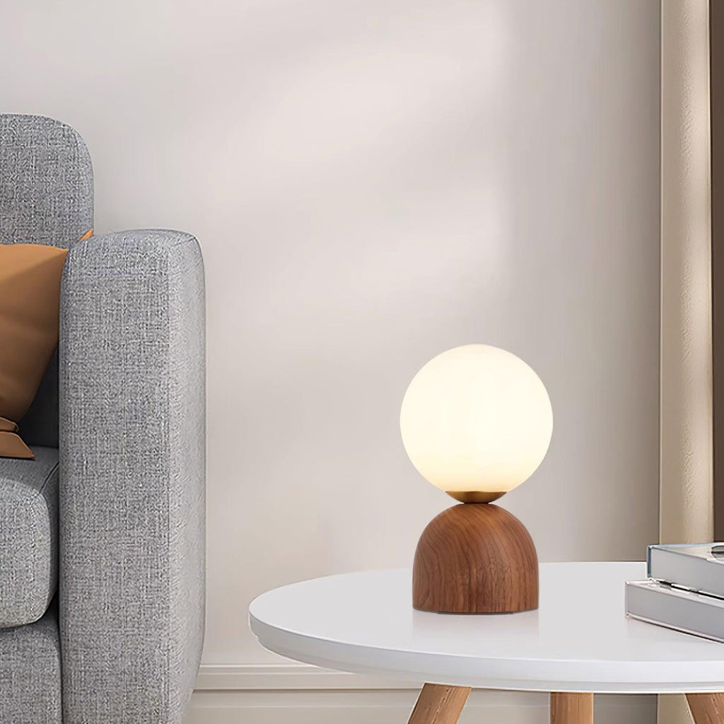Wood Knuckle Table Lamp