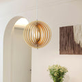 Wooden Moon Pendant Lamp