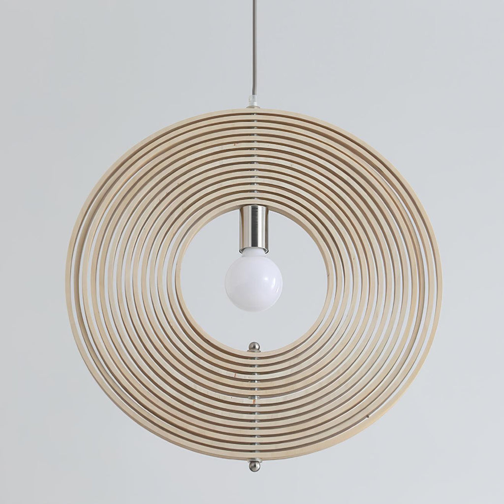Wooden Moon Pendant Lamp
