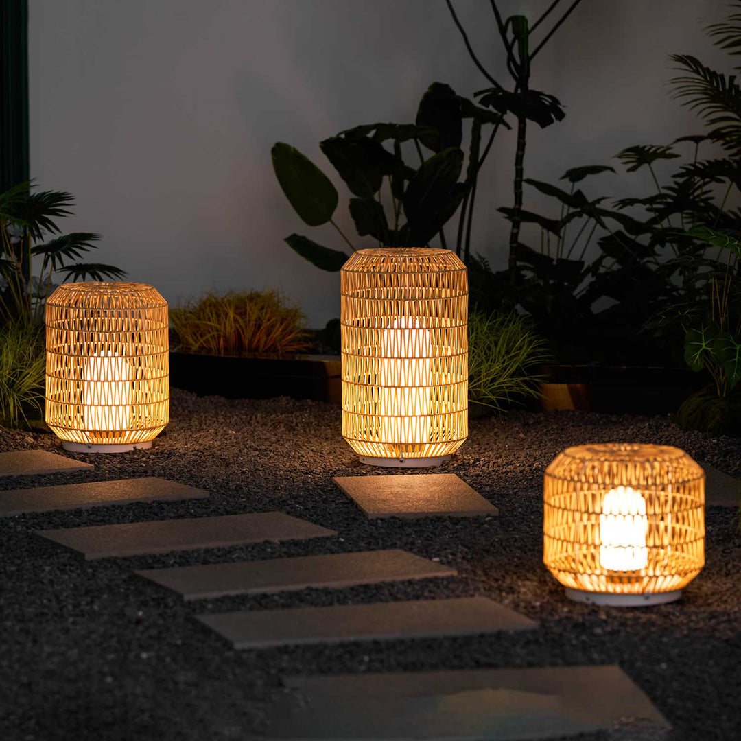 Wovira Rattan Outdoor Table Light