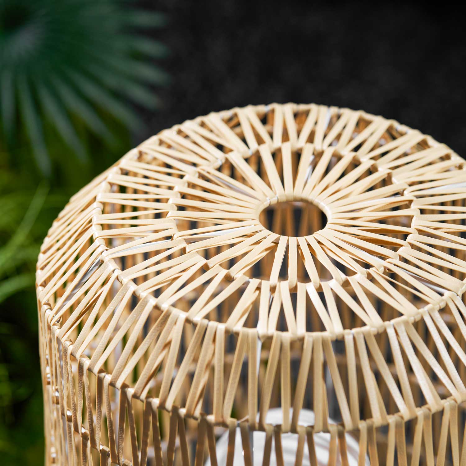 Wovira Rattan Outdoor Table Light