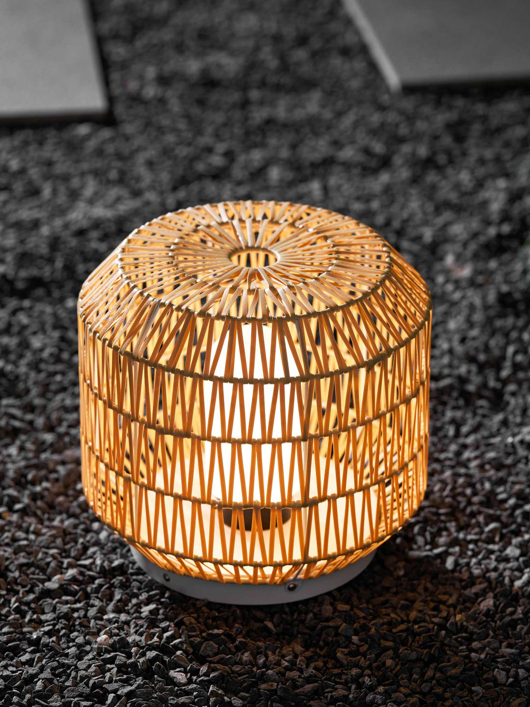Wovira Rattan Outdoor Table Light