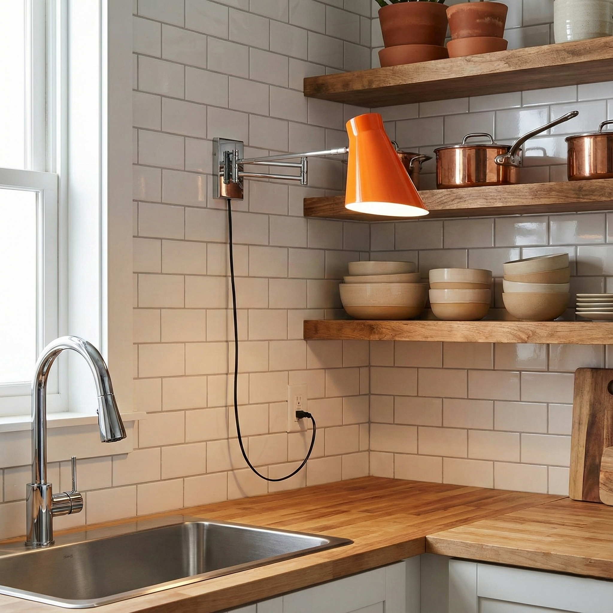 Zenith Swing Plug In Wall Lamp